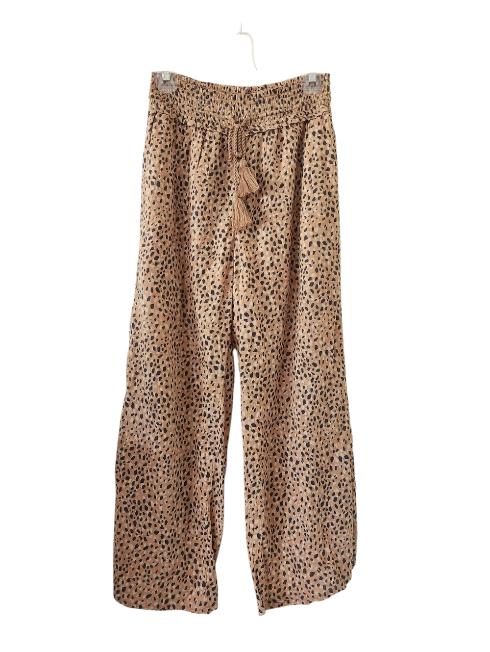 Abercrombie & Fitch Leopard Print Wide Leg Pants - Picture 2 of 9